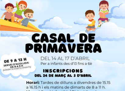 Inscripcions al Casal de Primavera